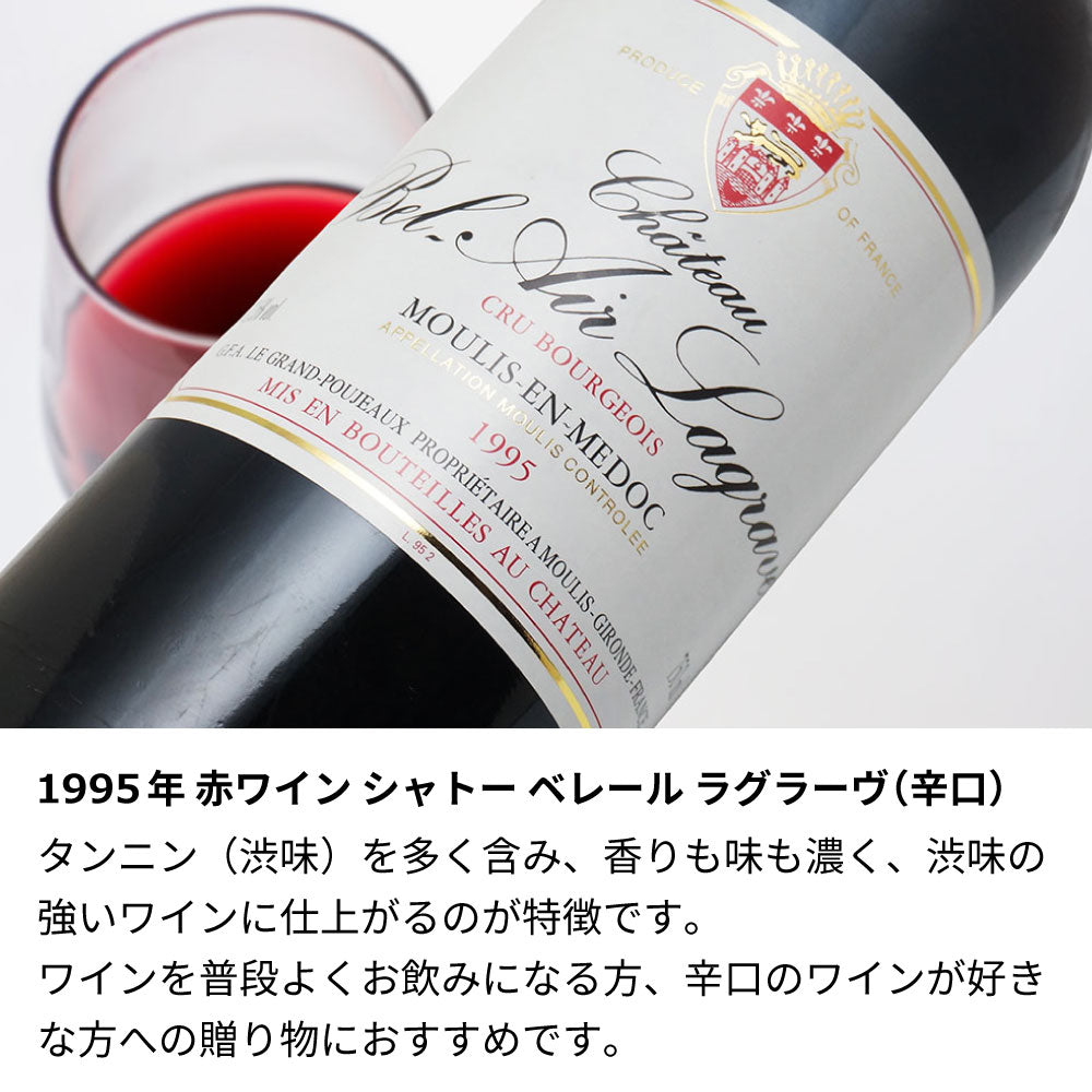 1995年(当たり年) 生まれ年ワイン 名前入り彫刻のお酒【木箱入】平成7年