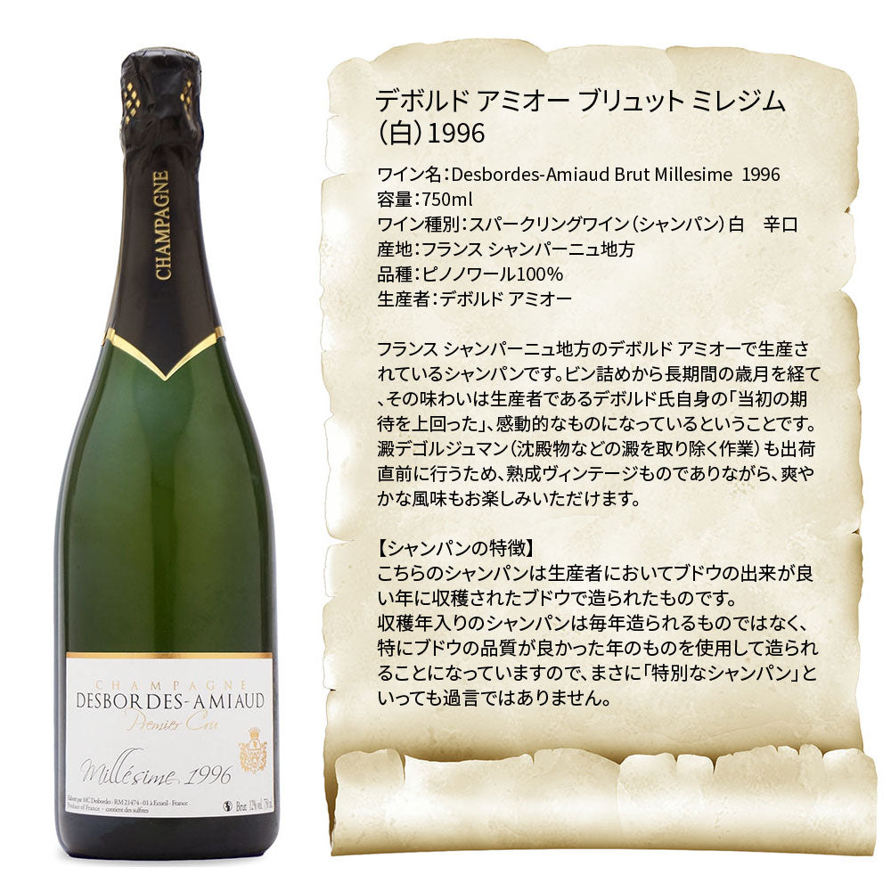 1996年 生まれ年 名前入り彫刻 シャンパン 750ml 平成8年 当たり年