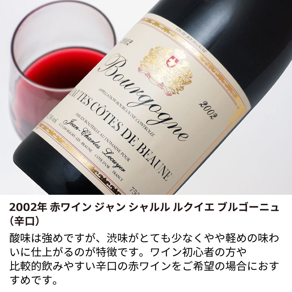 2002年 生まれ年ワイン ペアグラスのセット 名前入り彫刻のお酒 平成14年