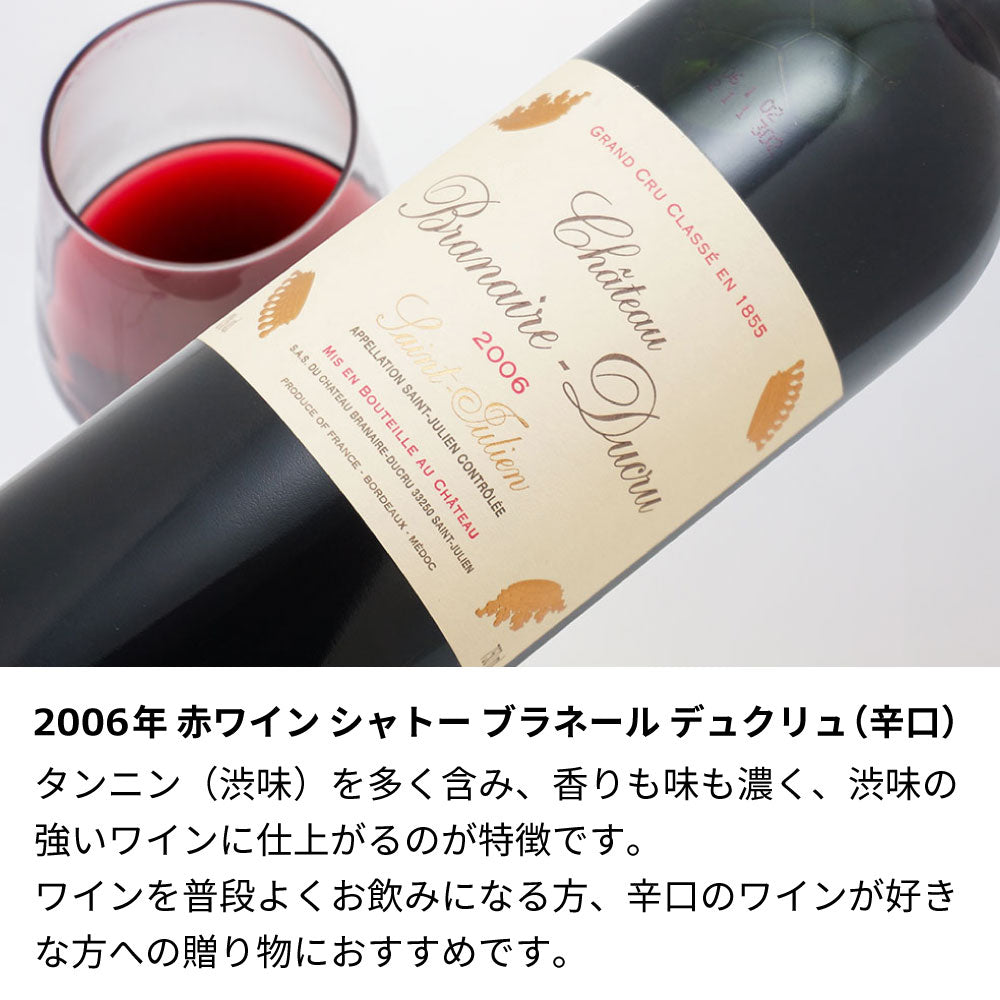 2006年 結婚記念年 / 誕生日 生まれ年ワイン 名前 似顔絵の彫刻 木箱入 平成18年