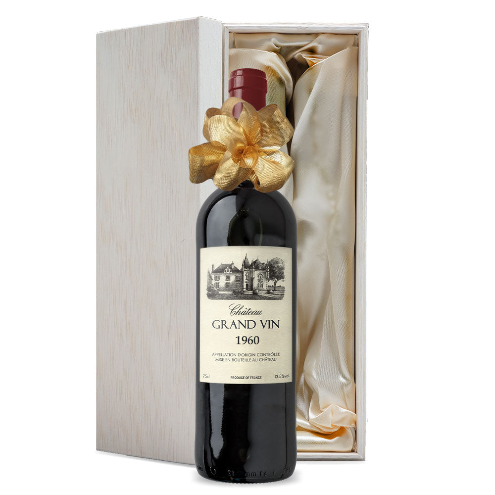 1960年 生まれ年ワイン 【当日発送】彫刻なし 木箱入 昭和35年