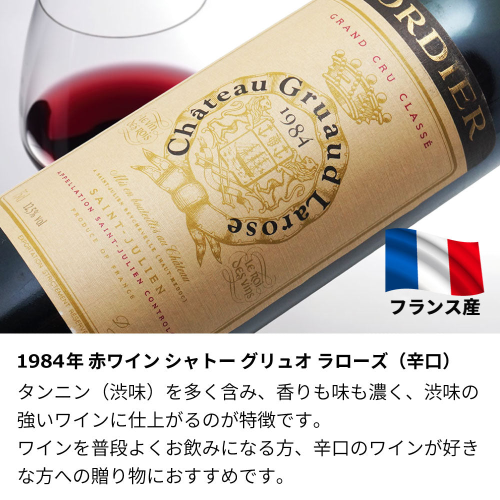 1984年 生まれ年ワイン 名前入り彫刻のお酒【木箱入】昭和59年