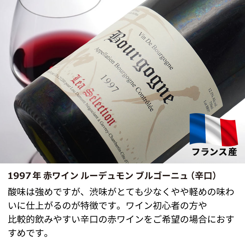 1997年 生まれ年ワイン 名前入り彫刻のお酒【木箱入】平成9年