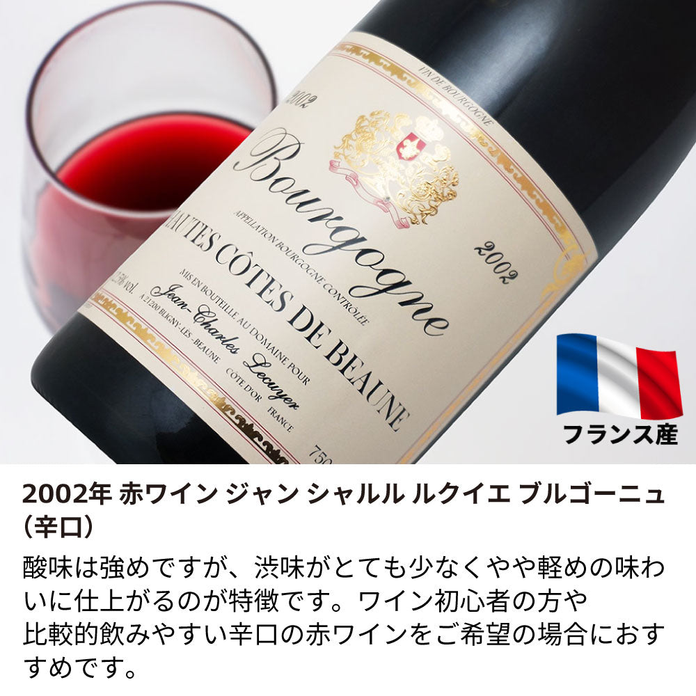 2002年 生まれ年ワイン ペアグラスのセット 名前入り彫刻のお酒 平成14年