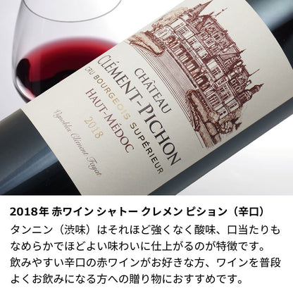 2018年 結婚記念年 / 誕生日 生まれ年ワイン 名前 似顔絵の彫刻 木箱入 平成30年