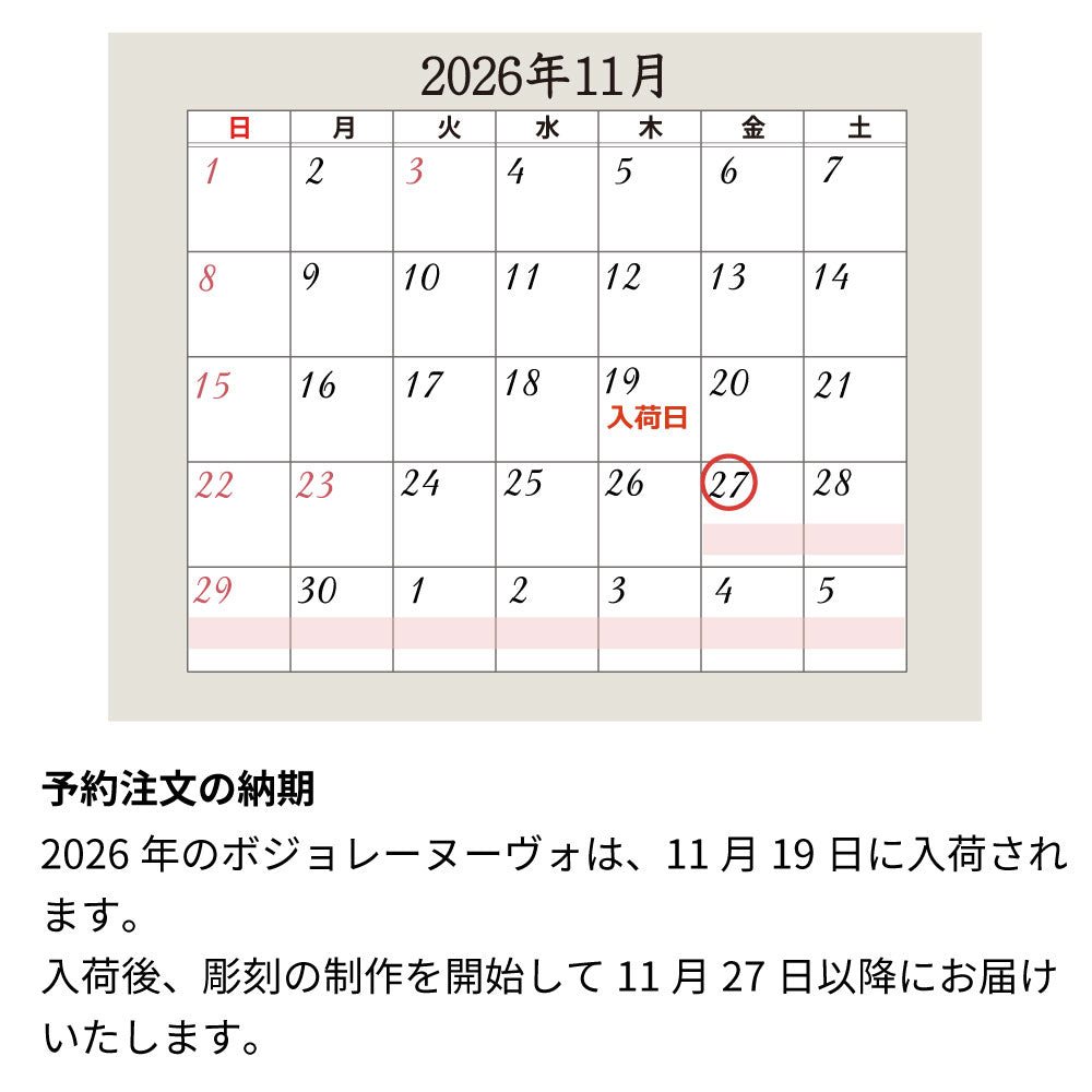 《予約注文:11月27日以降納品》2026年 生まれ年ワイン グラスのセット ボジョレー ヌーヴォ 名前入り彫刻のお酒 令和8年