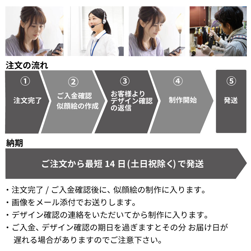 1990年 結婚記念年 / 誕生日 生まれ年ワイン 名前 似顔絵の彫刻 木箱入 平成2年