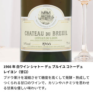 1966年 生まれ年ワイン ペアグラスのセット 名前入りのお酒 昭和41年