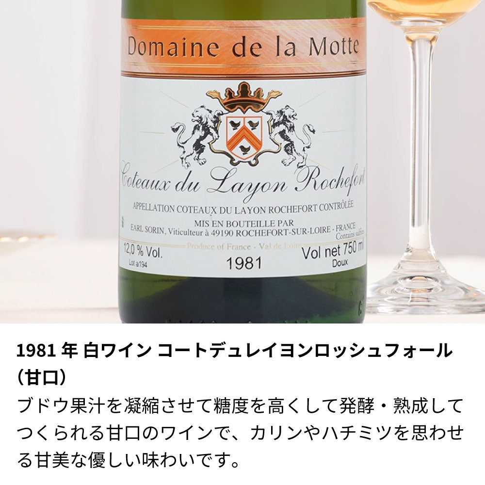 1981年 生まれ年ワイン 名前入りのお酒【木箱入】昭和56年