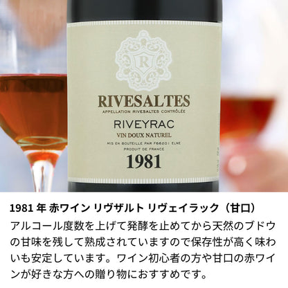 1981年 生まれ年ワイン グラスのセット 名前入り彫刻のお酒 昭和56年